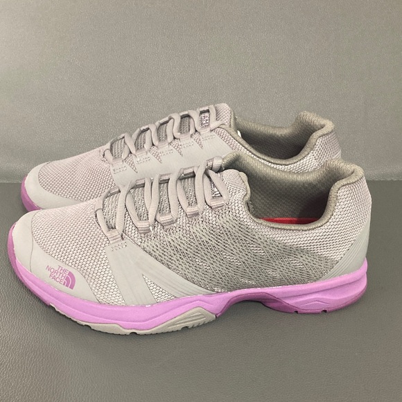 The North Face Litewave Ampere Gray with Purple Womens 9.5 - Picture 2 of 7